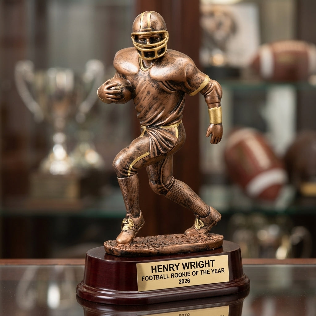 Personalized | Football Award | Custom Engraved | Football Trophy | Player Award | Championship | MVP Trophy | Youth Football | Team Award - View 4