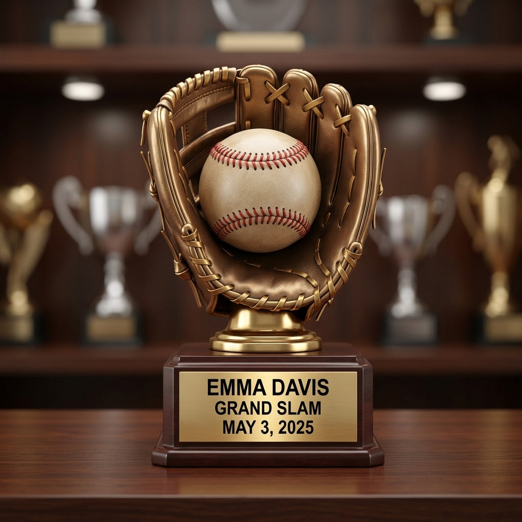 Boxing Award Trophy | Personalized | Custom Engraved Boxing Glove | Boxing Gift | Champion Award | Boxing Tournament Trophy - View 4