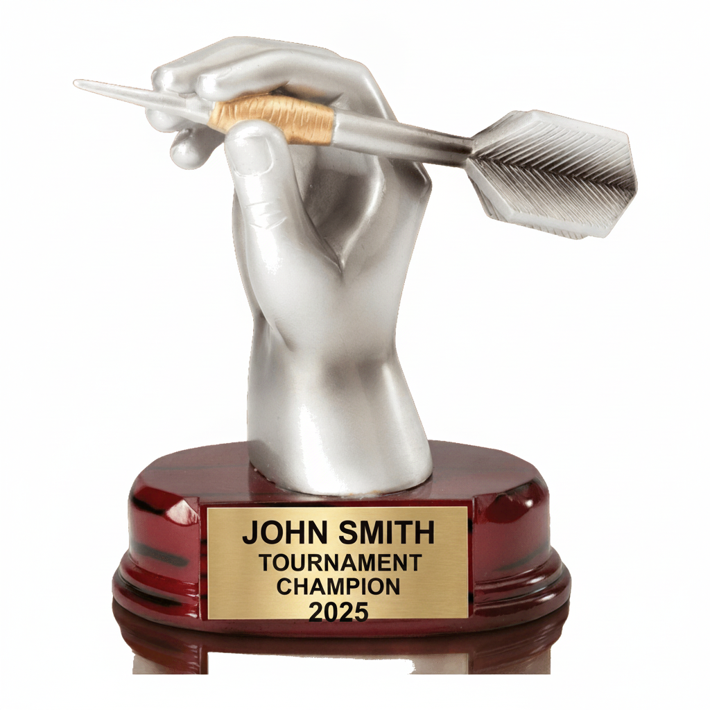 Personalized | Darts Award | Custom Engraved | Darts Trophy | Personalized Award | Darts League | Tournament Prize | MVP Gift