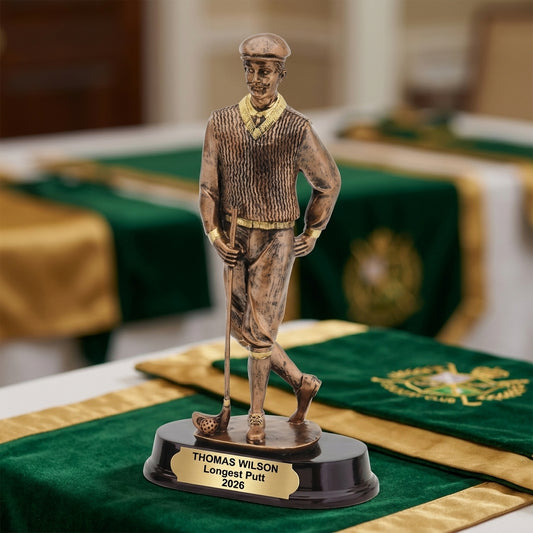 Personalized | Golf Award | Custom Engraved | Golf Trophy | Personalized Award | Engraved Gift | Vintage Golfer | Tournament Prize - View 2