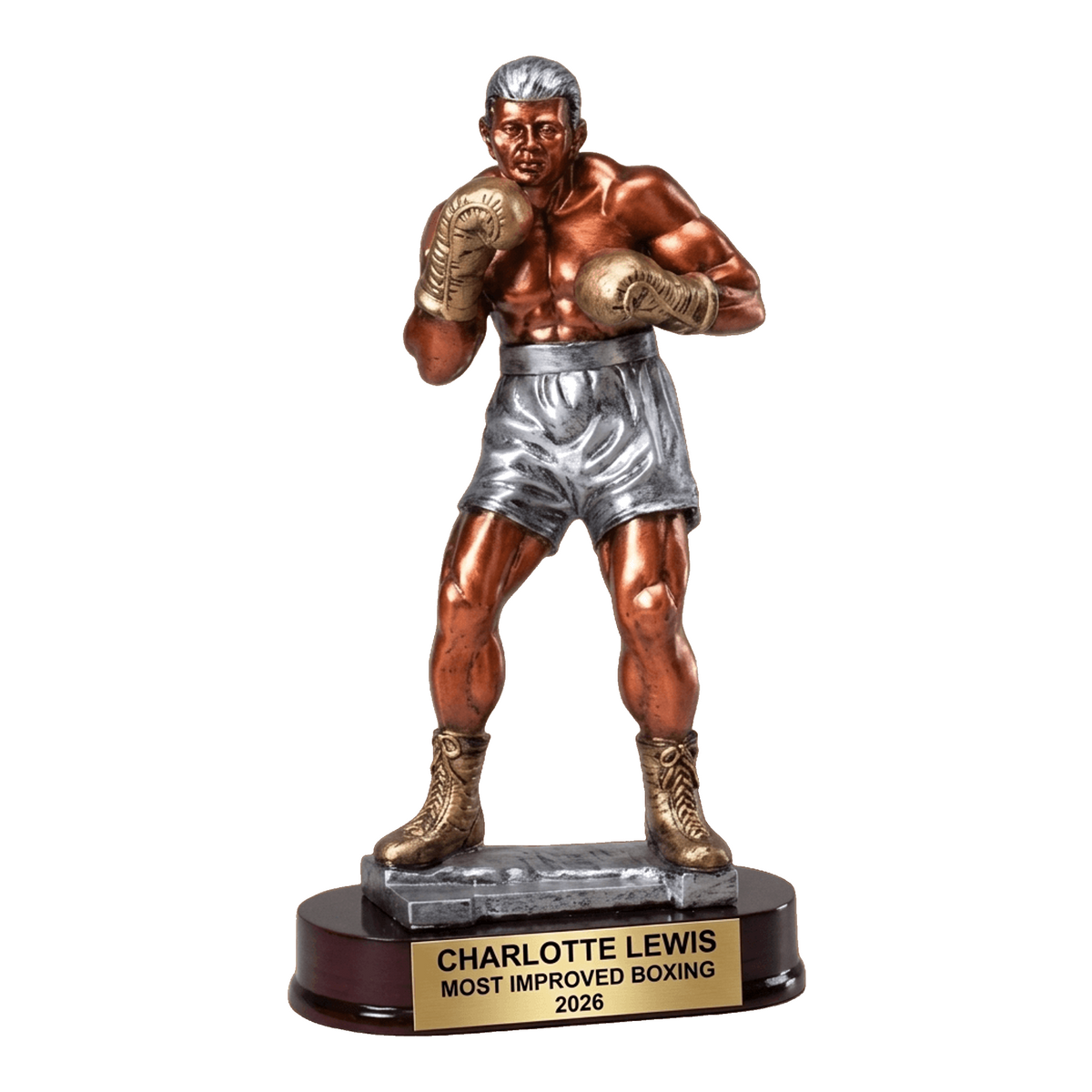 Personalized Boxing Trophy, Custom Engraved Boxer Champion Award, Boxing Tournament & Gym Gift
