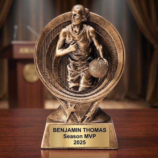 Basketball Trophy Award | Personalized | Custom Engraved | Basketball Award | Sports Award | Gift for Basketball Player - View 2