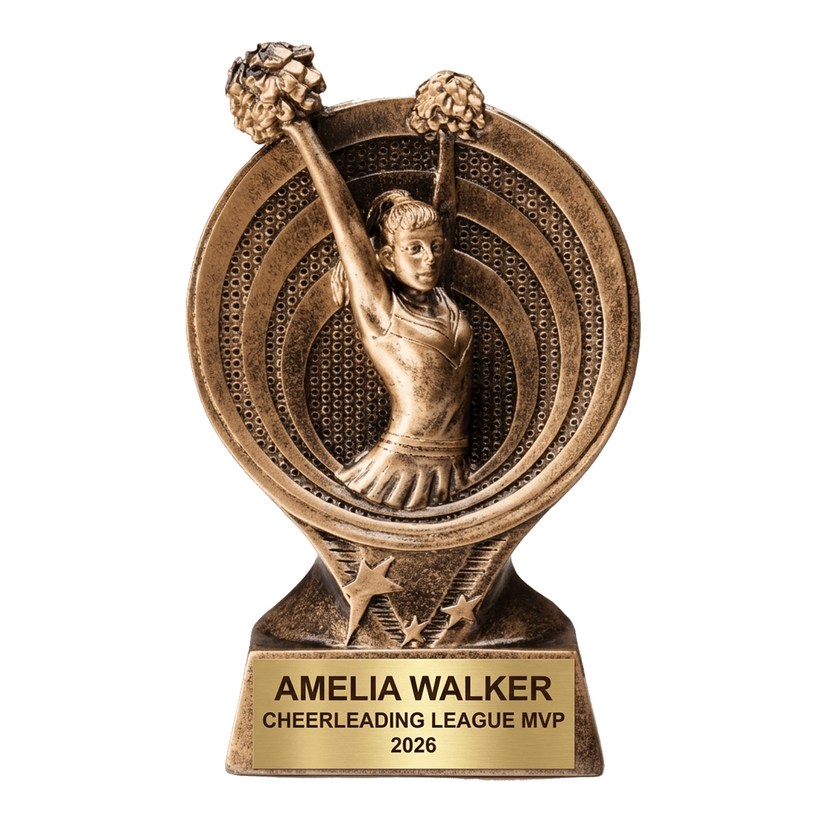 Personalized | Cheerleading Award | Custom Engraved | Cheerleading Trophy | Personalized Cheer | Engraved Award | Cheerleader Gift