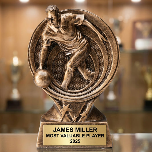 Bowling Trophy Award — view 1