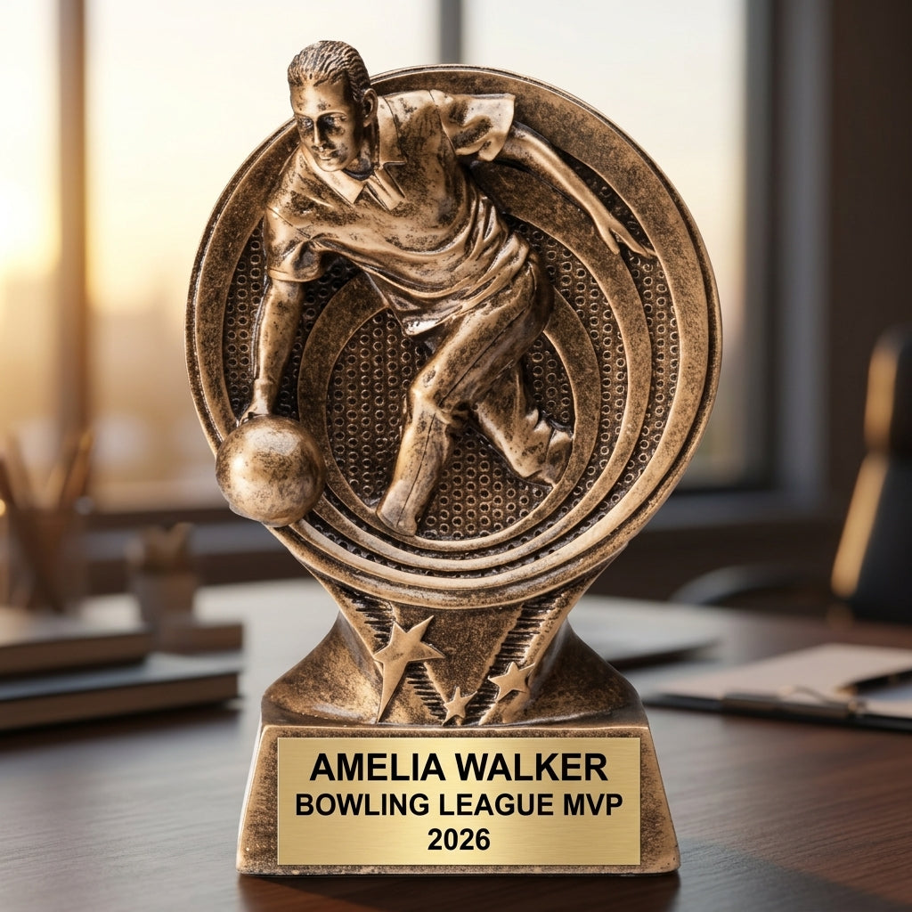Bowling Trophy Award — view 5