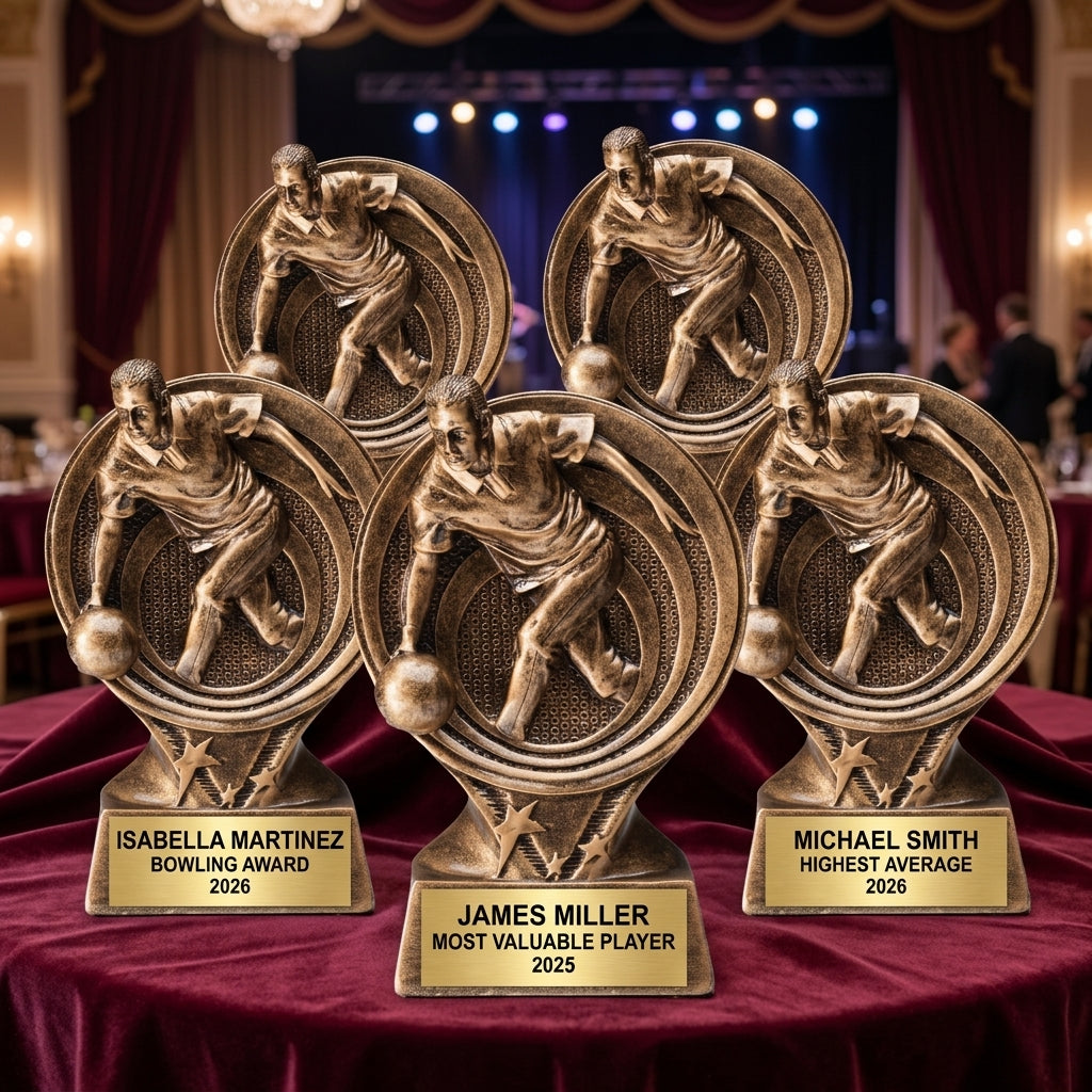 Bowling Trophy Award — view 6