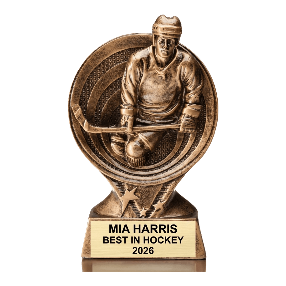 Hockey Award Trophy | Personalized | Custom Engraved | Hockey Gift | Hockey Team Award | End of Season | Tournament Trophy