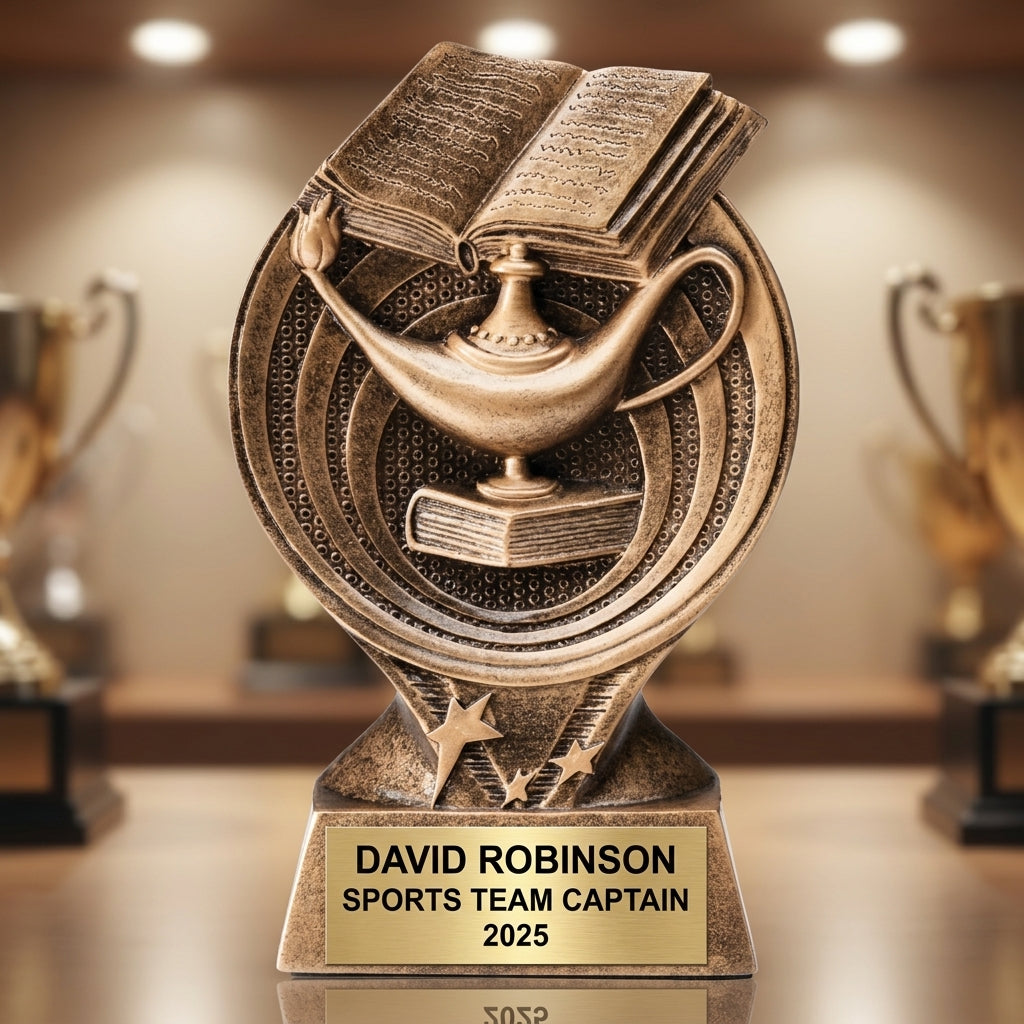 Sports Award Trophy | Personalized | Custom Engraved | Saturn Series | Team Award | Achievement Gift | Resin Trophy - View 1