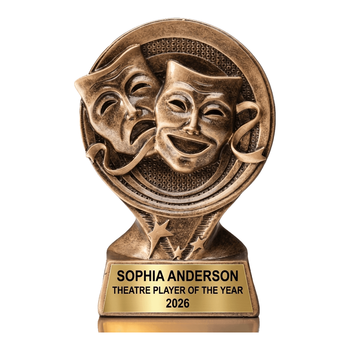 Personalized | Theatre Award | Custom Engraved | Theatre Trophy | Drama Award | Acting Trophy | Engraved | Custom | Masks Award