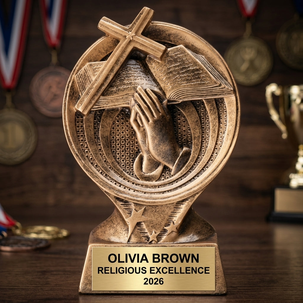 Religious Award Trophy — view 3