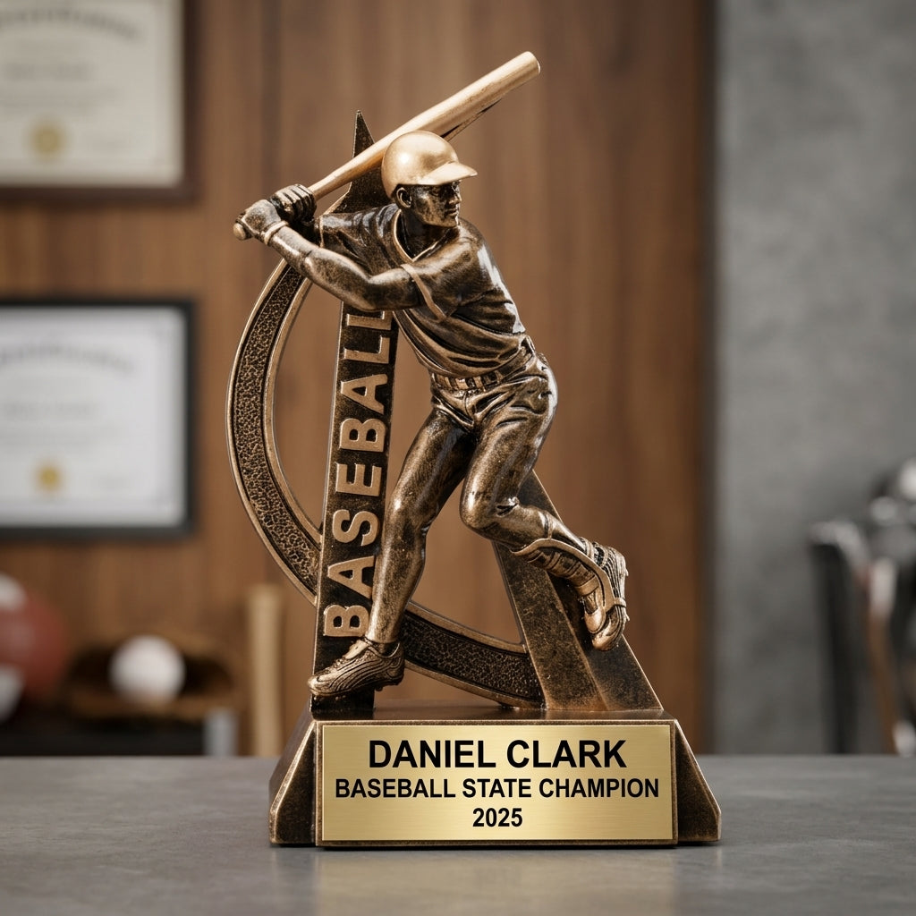 Baseball Trophy Award — view 3