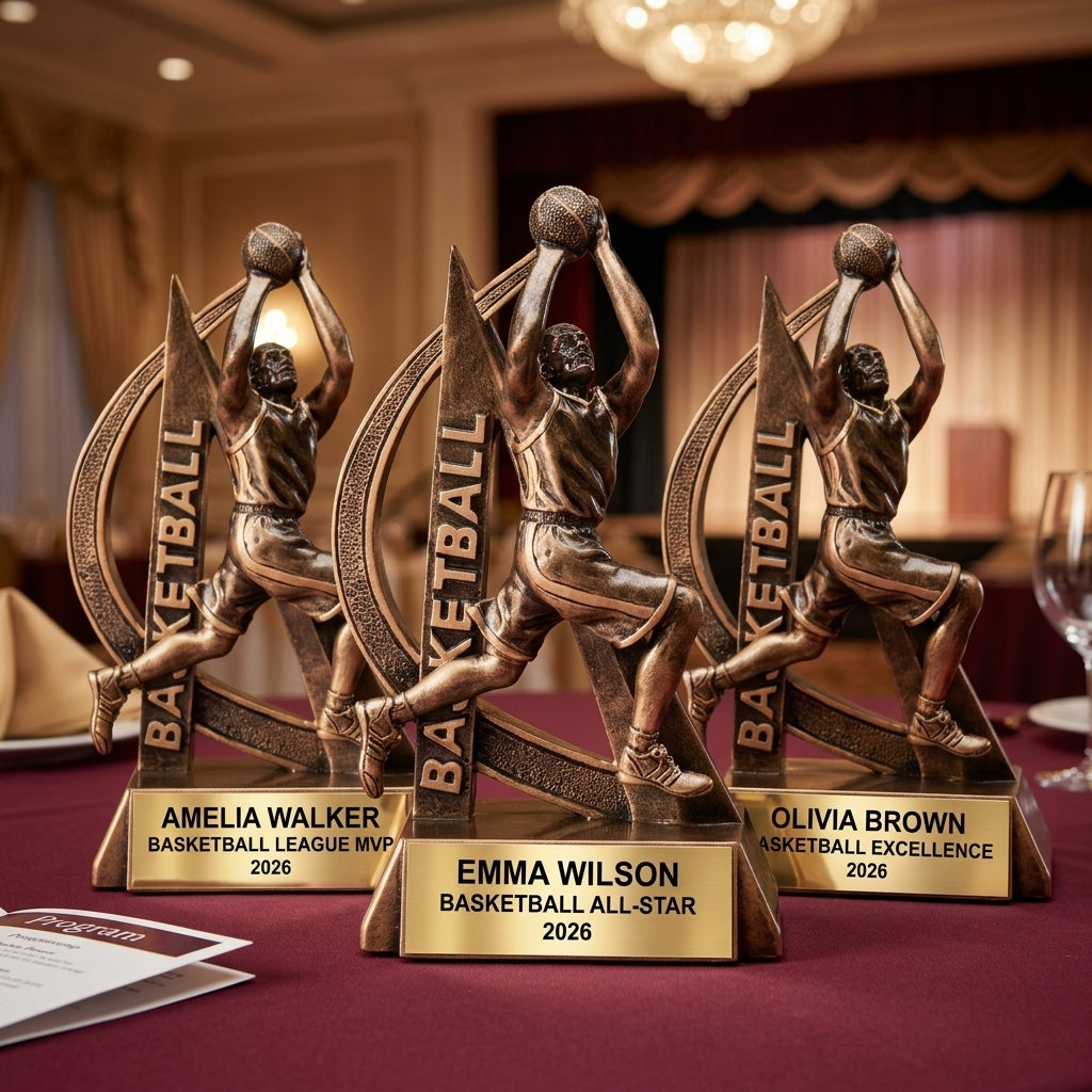 Basketball Award Trophy | Personalized | Custom Engraved | Basketball Gift | Sports Award | Team Trophy | Basketball MVP - View 6