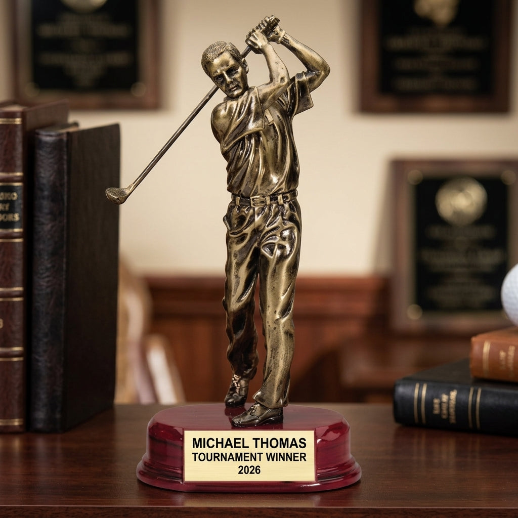 Personalized | Golf Award | Custom Engraved | Golf Trophy | Personalized Award | Engraved Golfer | Tournament Winner | Custom Golf - View 1