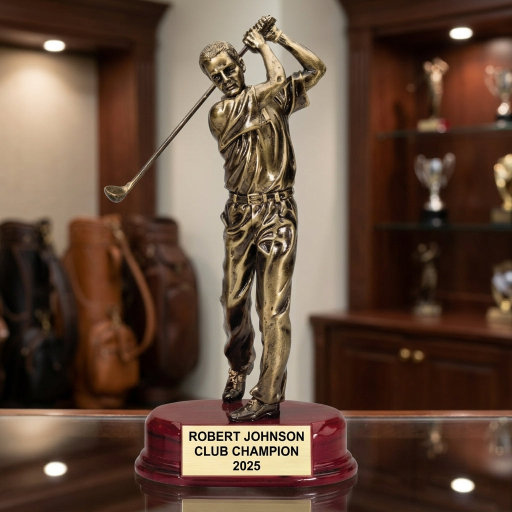 Personalized | Golf Award | Custom Engraved | Golf Trophy | Personalized Award | Engraved Golfer | Tournament Winner | Custom Golf - View 3