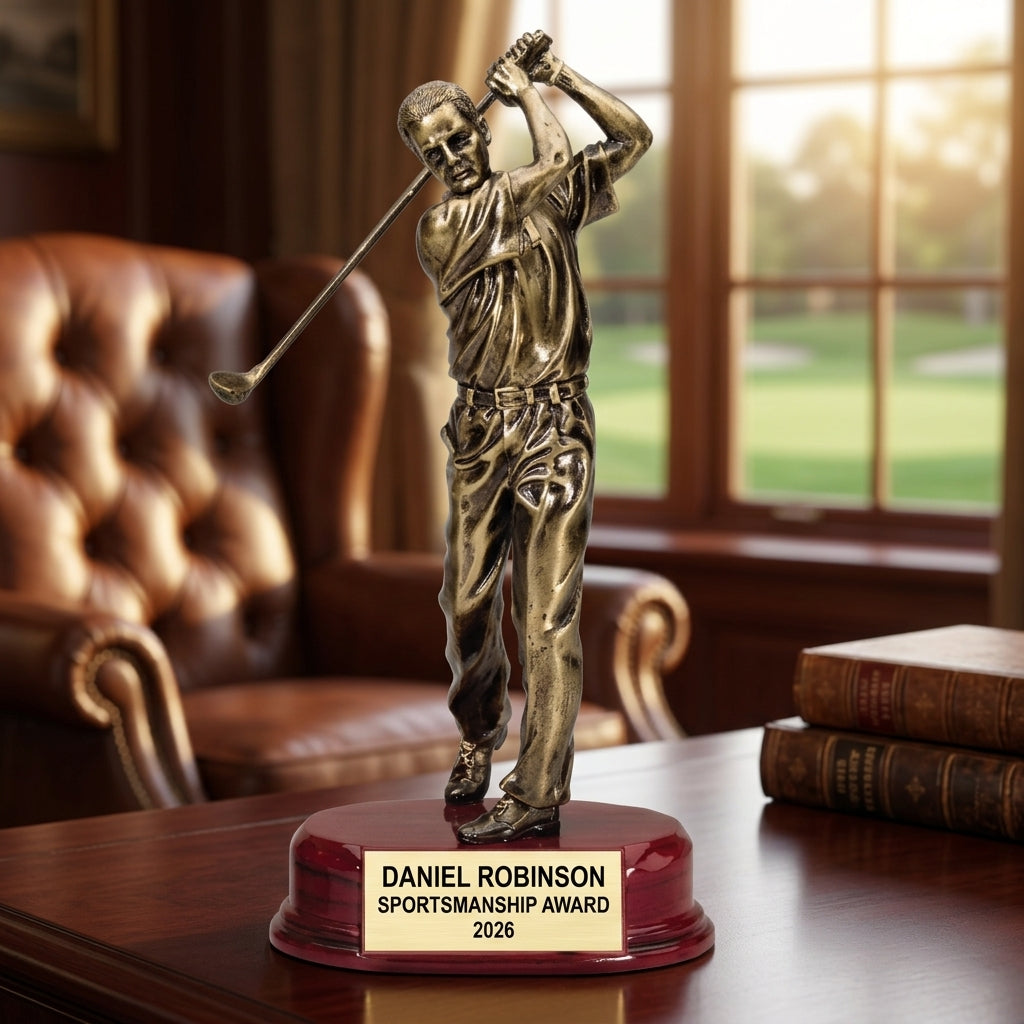 Personalized | Golf Award | Custom Engraved | Golf Trophy | Personalized Award | Engraved Golfer | Tournament Winner | Custom Golf - View 4