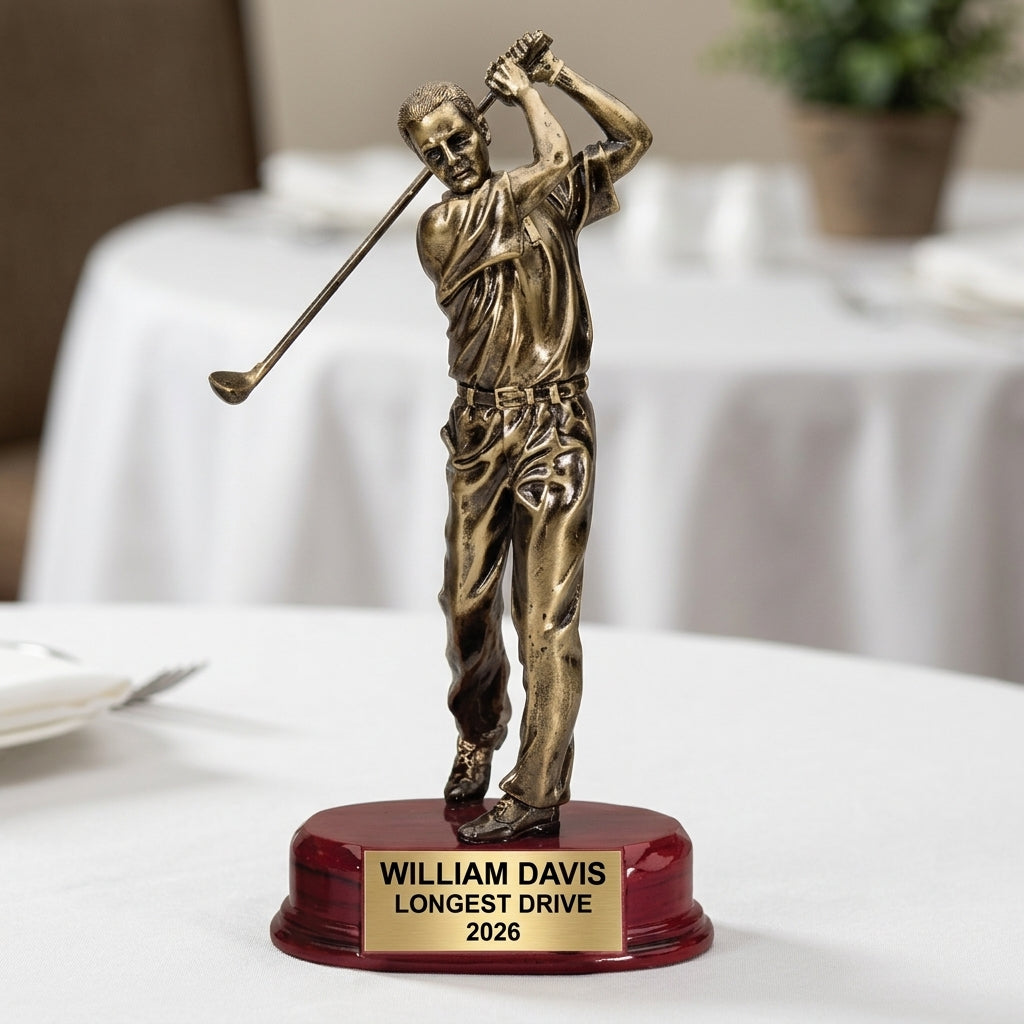 Personalized | Golf Award | Custom Engraved | Golf Trophy | Personalized Award | Engraved Golfer | Tournament Winner | Custom Golf - View 5