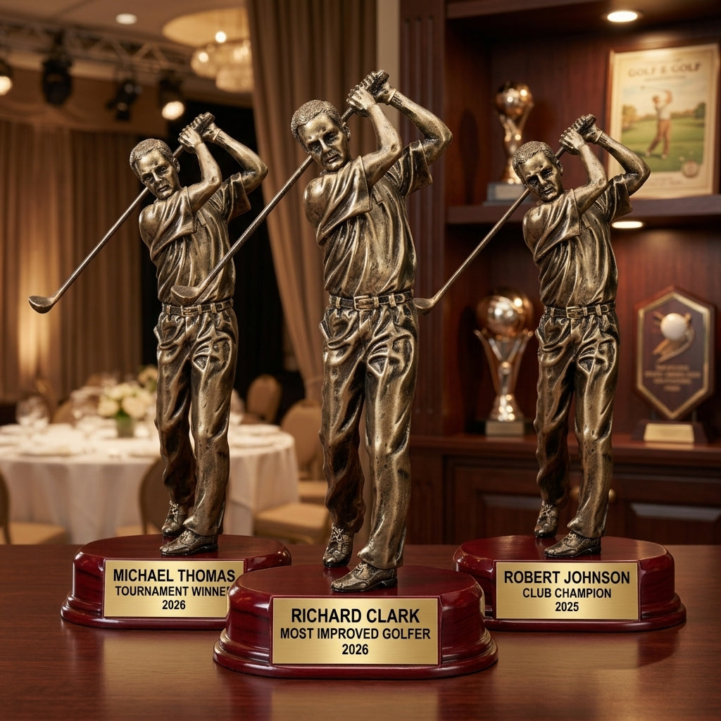 Personalized | Golf Award | Custom Engraved | Golf Trophy | Personalized Award | Engraved Golfer | Tournament Winner | Custom Golf - View 6