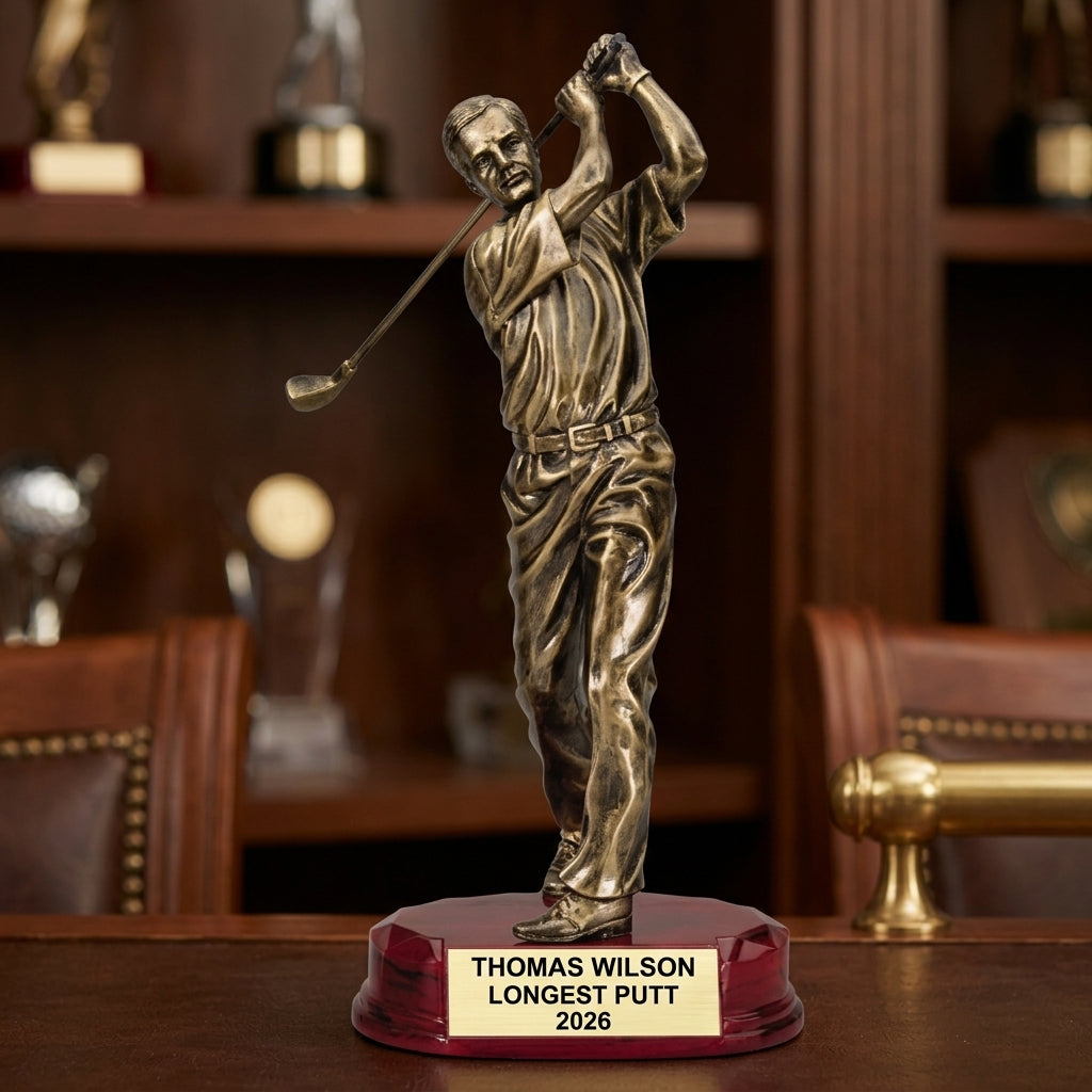 Personalized | Golf Award | Custom Engraved | Golf Trophy | Personalized Golf Award | Engraved Golfer Gift | Tournament Prize - View 1