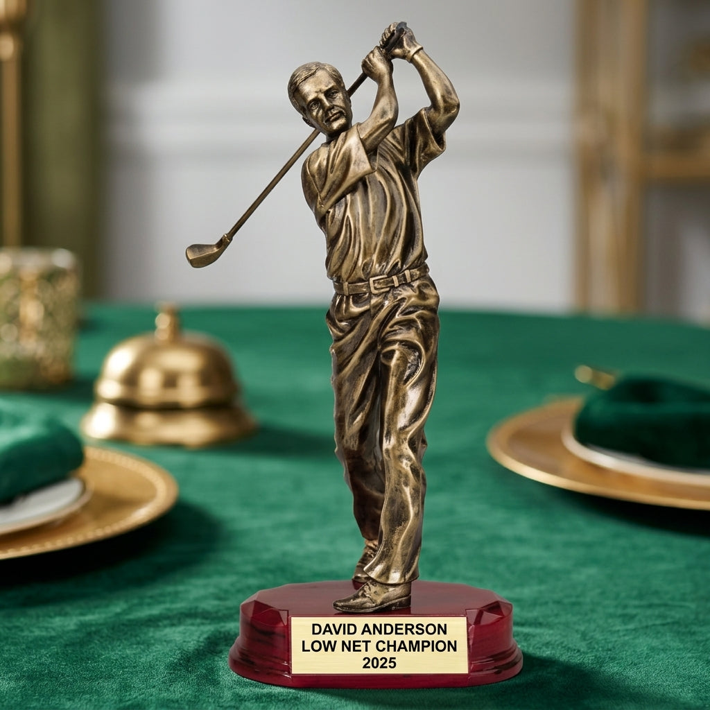 Personalized | Golf Award | Custom Engraved | Golf Trophy | Personalized Golf Award | Engraved Golfer Gift | Tournament Prize - View 2