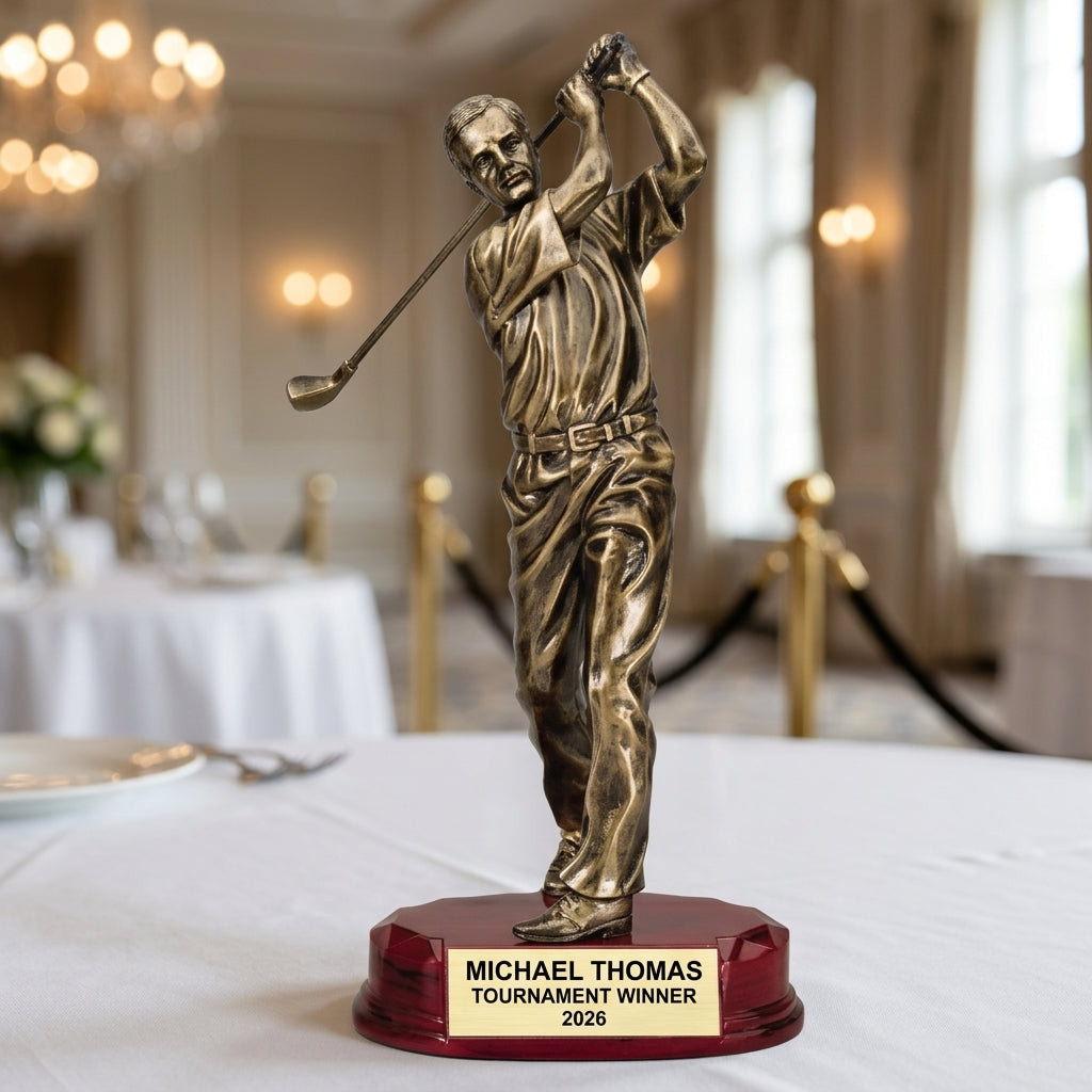 Personalized | Golf Award | Custom Engraved | Golf Trophy | Personalized Golf Award | Engraved Golfer Gift | Tournament Prize - View 5