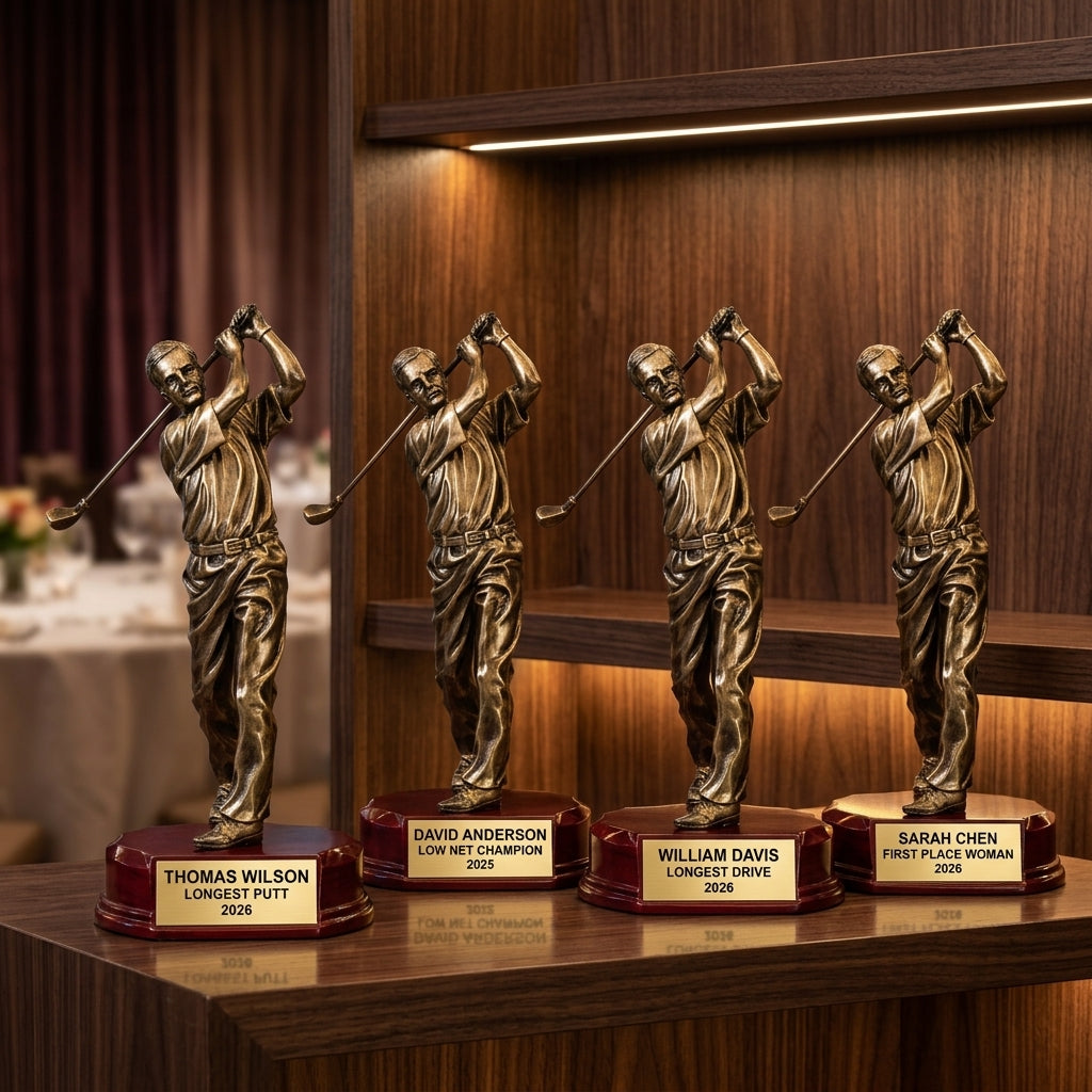 Personalized | Golf Award | Custom Engraved | Golf Trophy | Personalized Golf Award | Engraved Golfer Gift | Tournament Prize - View 6