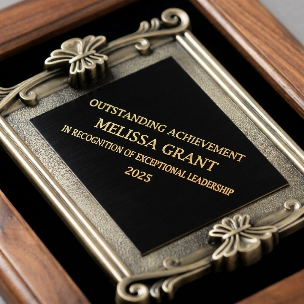 Personalized Genuine Walnut Frame - custom laser engraved - view 4