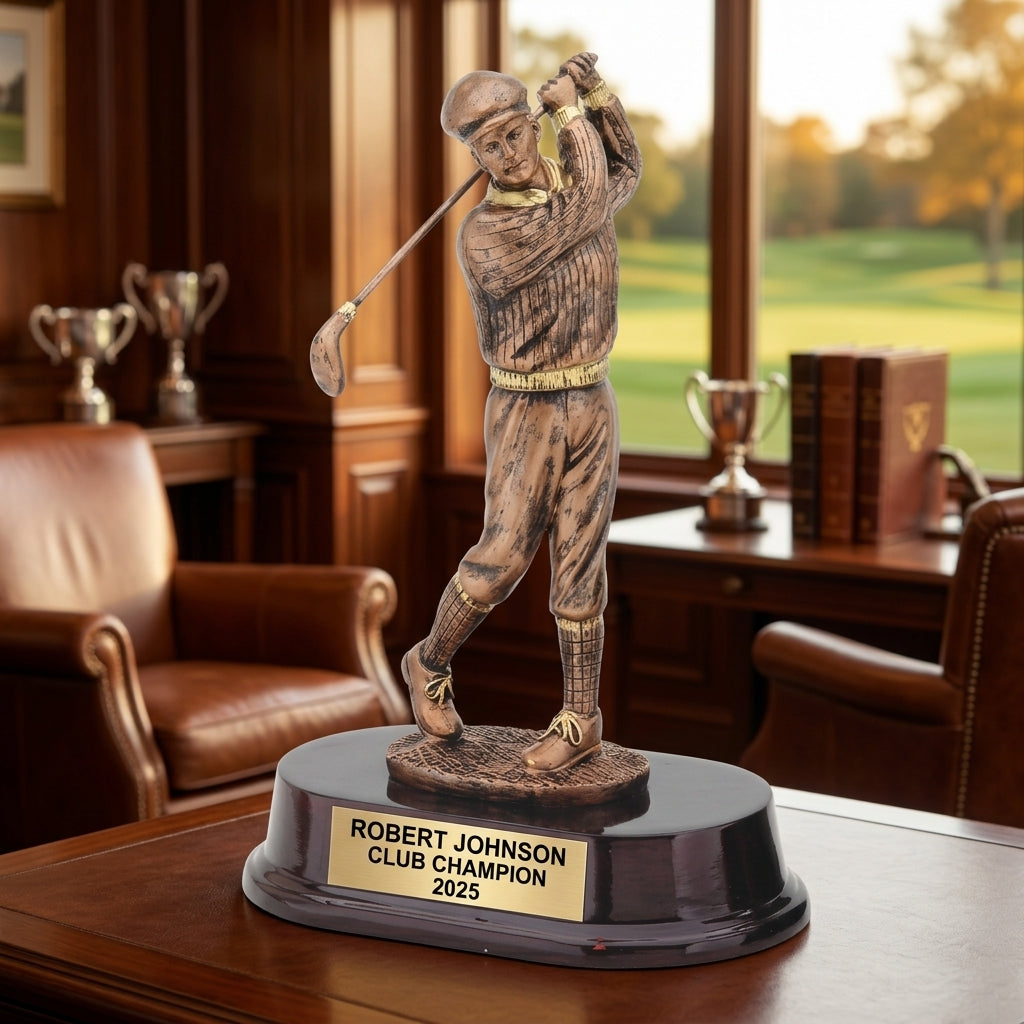 Personalized | Golf Award | Custom Engraved | Golf Trophy | Personalized Golfer | Engraved Award | Vintage Golf | Custom Golf - View 4