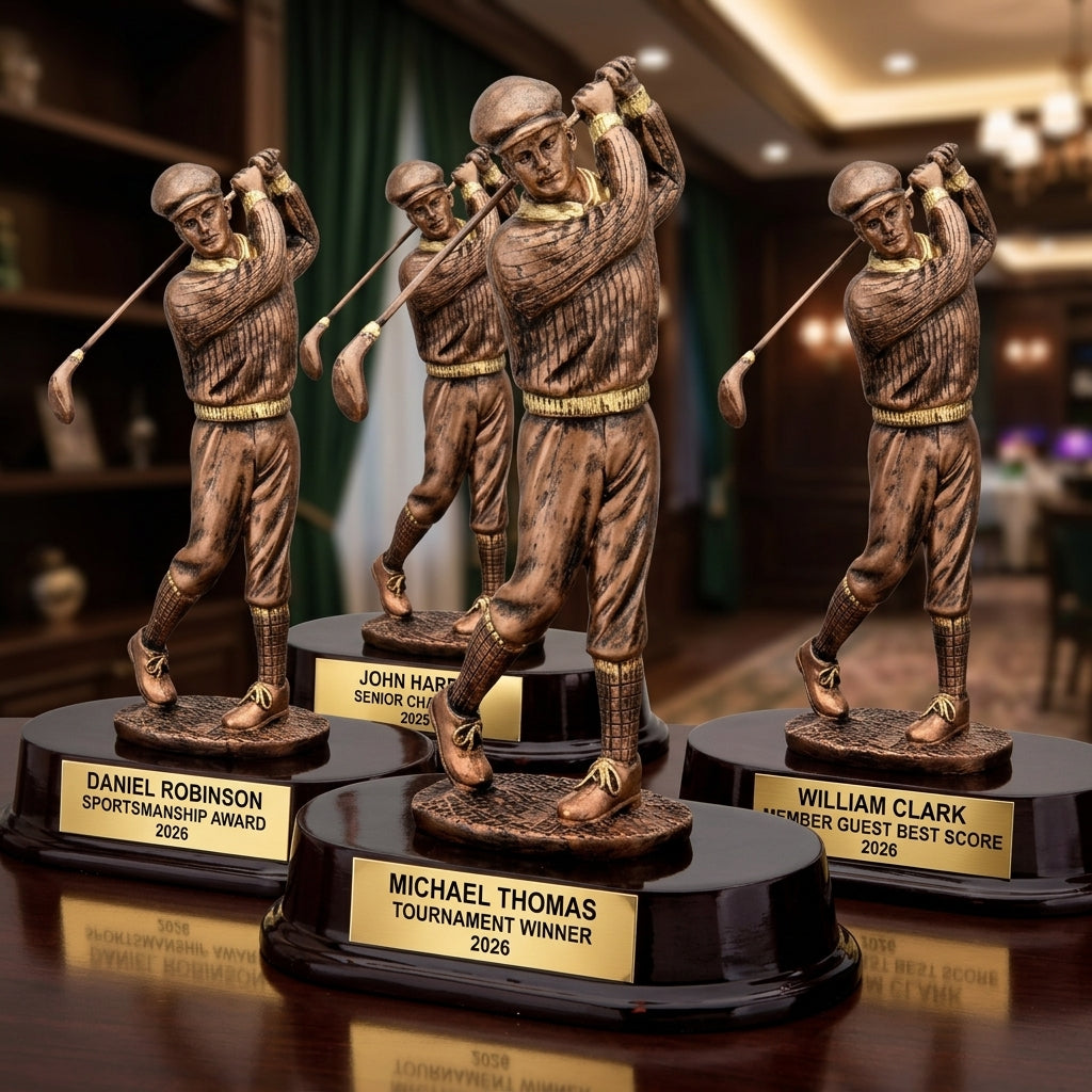 Personalized | Golf Award | Custom Engraved | Golf Trophy | Personalized Golfer | Engraved Award | Vintage Golf | Custom Golf - View 6