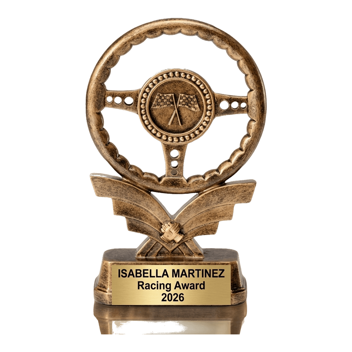 Personalized | Racing Award | Custom Engraved | Racing Trophy | Motorsports Award | Car Racing | Driver Award | Go Kart | Championship