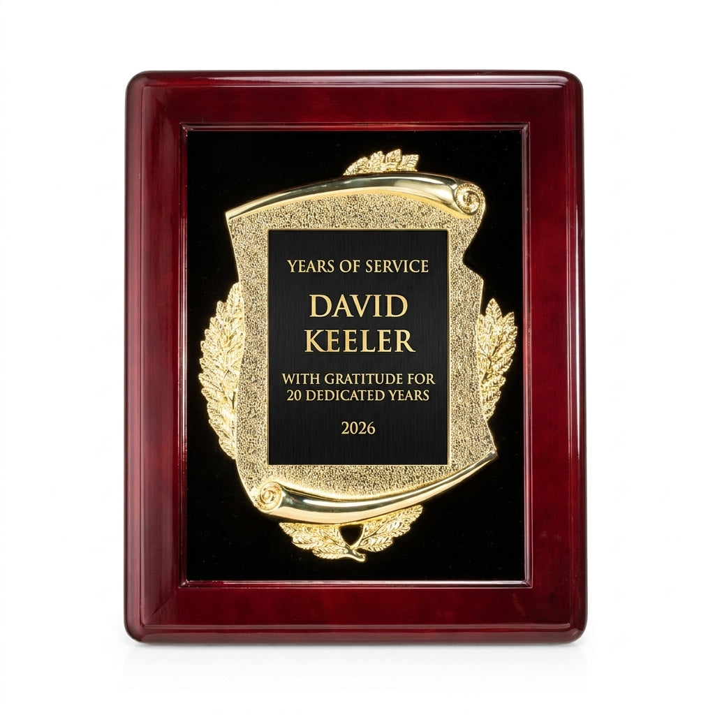 Personalized Personalized | Achievement Awards Award | Custom Engraved | Engraved Plaque | Cu - custom laser engraved - view 1