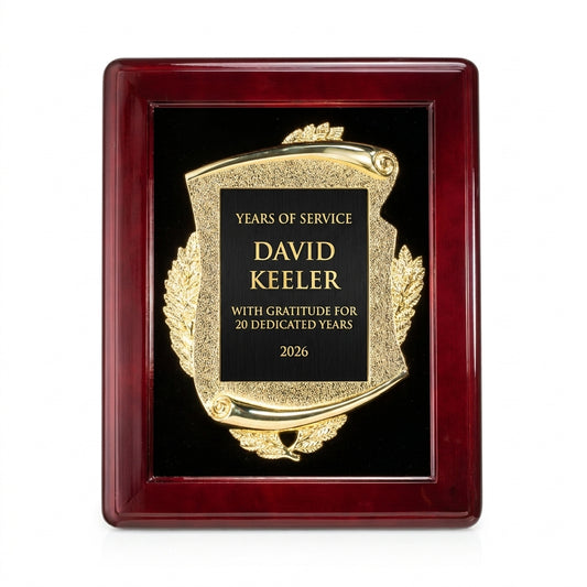 Personalized Personalized | Achievement Awards Award | Custom Engraved | Engraved Plaque | Cu - custom laser engraved - view 1