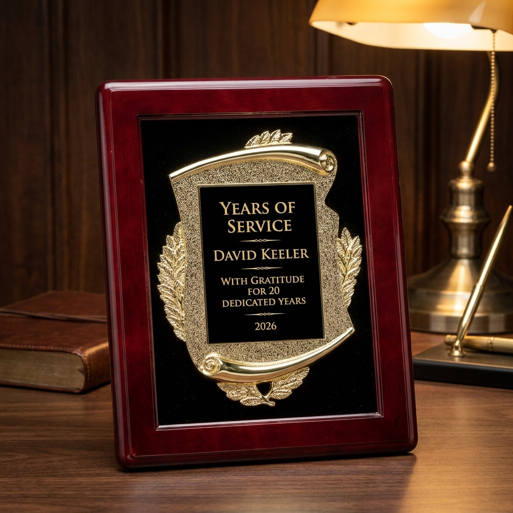 Personalized Personalized | Achievement Awards Award | Custom Engraved | Engraved Plaque | Cu - custom laser engraved - view 2