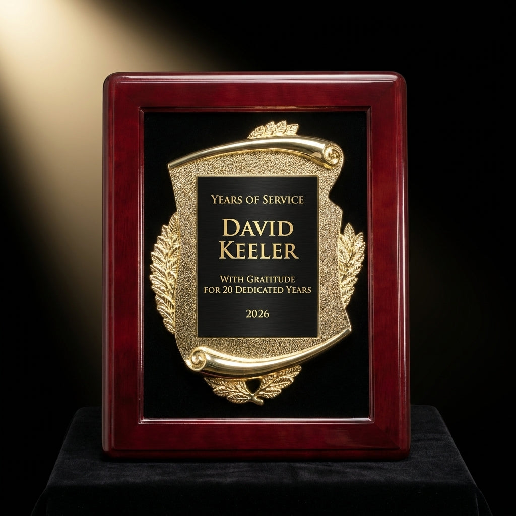 Personalized Personalized | Achievement Awards Award | Custom Engraved | Engraved Plaque | Cu - custom laser engraved - view 3