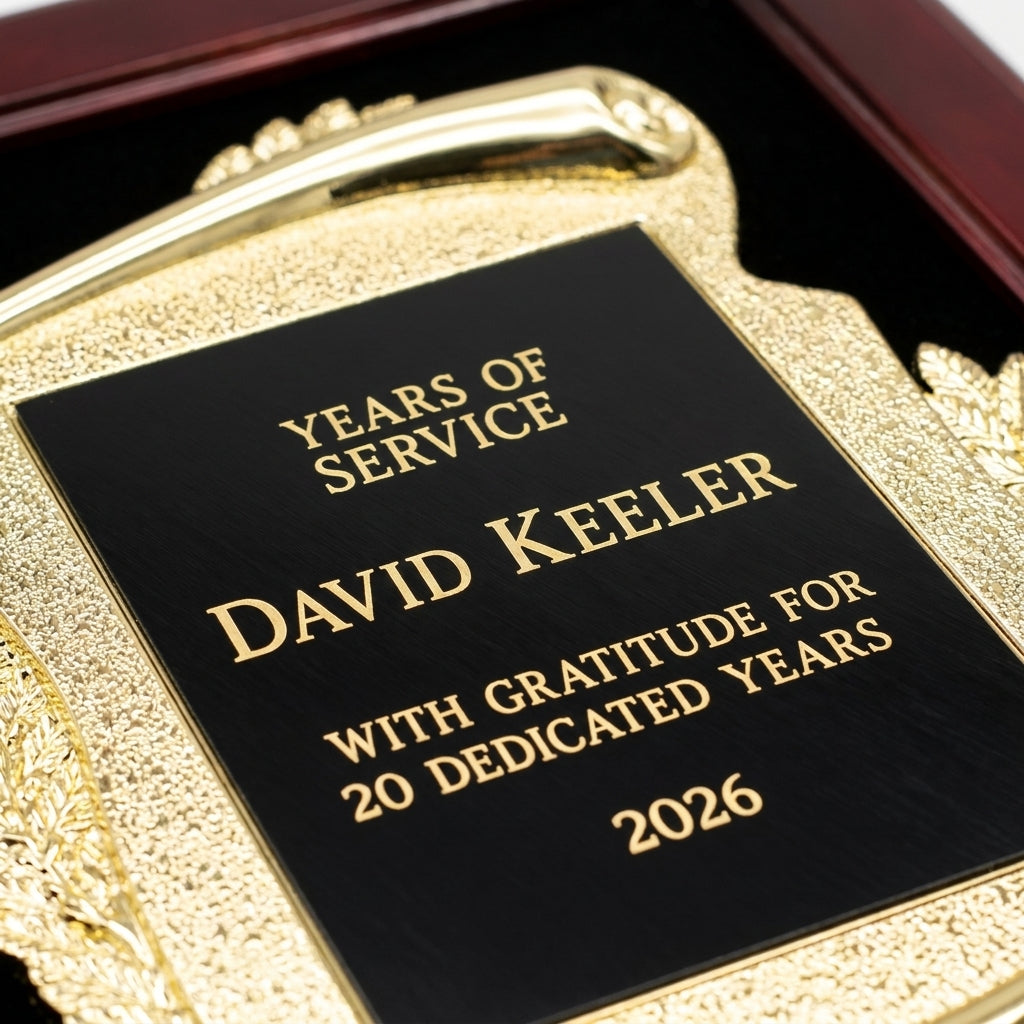 Personalized Personalized | Achievement Awards Award | Custom Engraved | Engraved Plaque | Cu - custom laser engraved - view 4