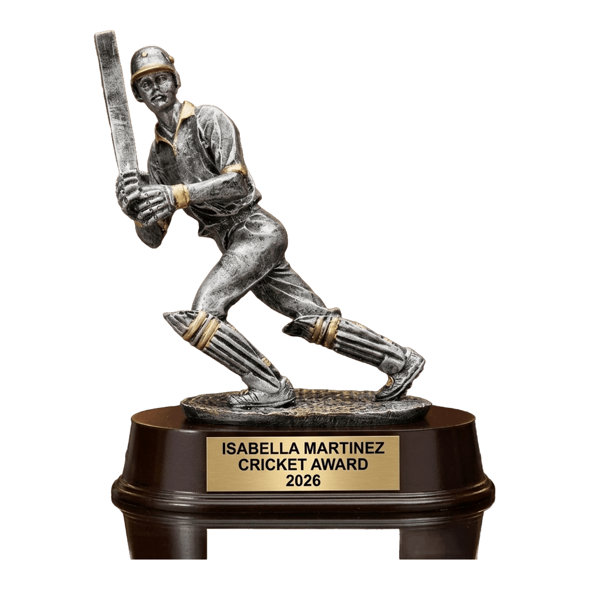 Cricket Award Trophy | Personalized Batsman Award | Custom Engraved | Cricket Gift | Team Trophy