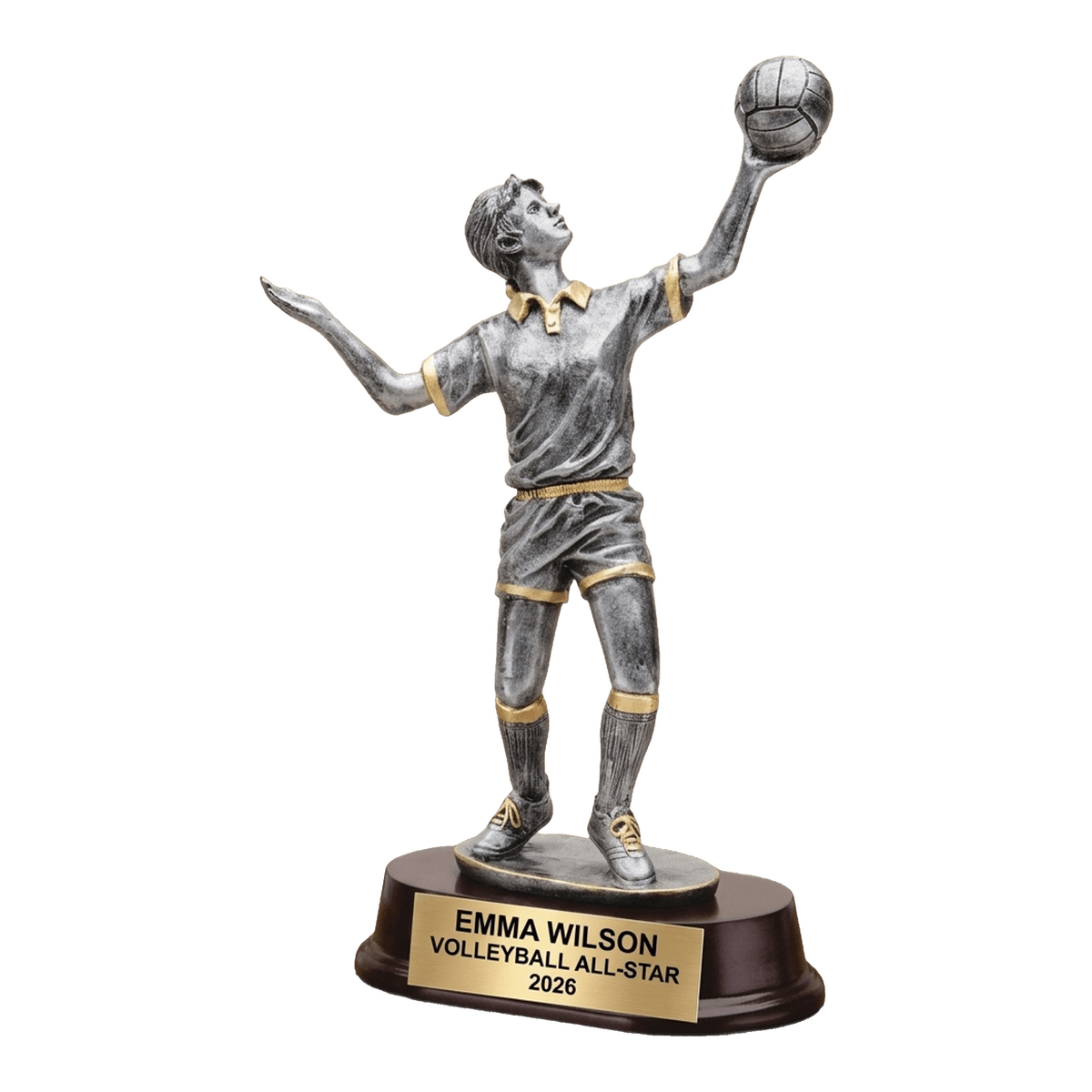 Personalized | Volleyball Award | Custom Engraved | Trophy | Award | Engraved | Female | Player | Team | Coach | Custom | Youth | MVP
