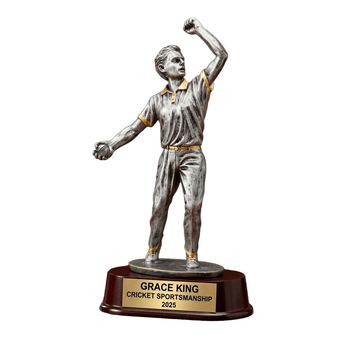 Personalized | Cricket Award | Custom Engraved | Cricket Trophy | Bowler Award | MVP Award | Personalized Gift | Team Recognition
