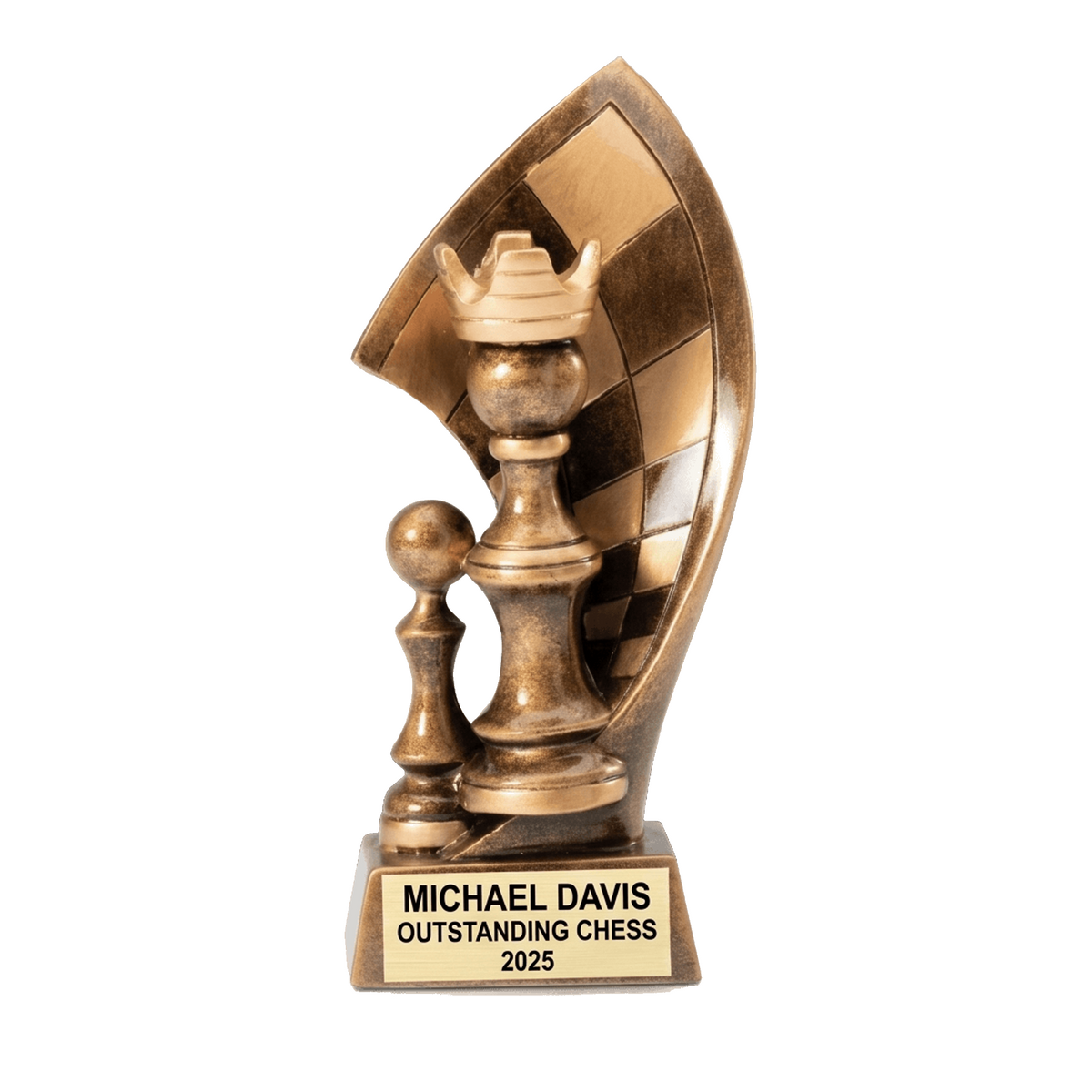 Personalized | Chess Award | Custom Engraved | Chess Trophy | King Pawn | Tournament Award | Personalized Gift | Chess Club | Player Prize