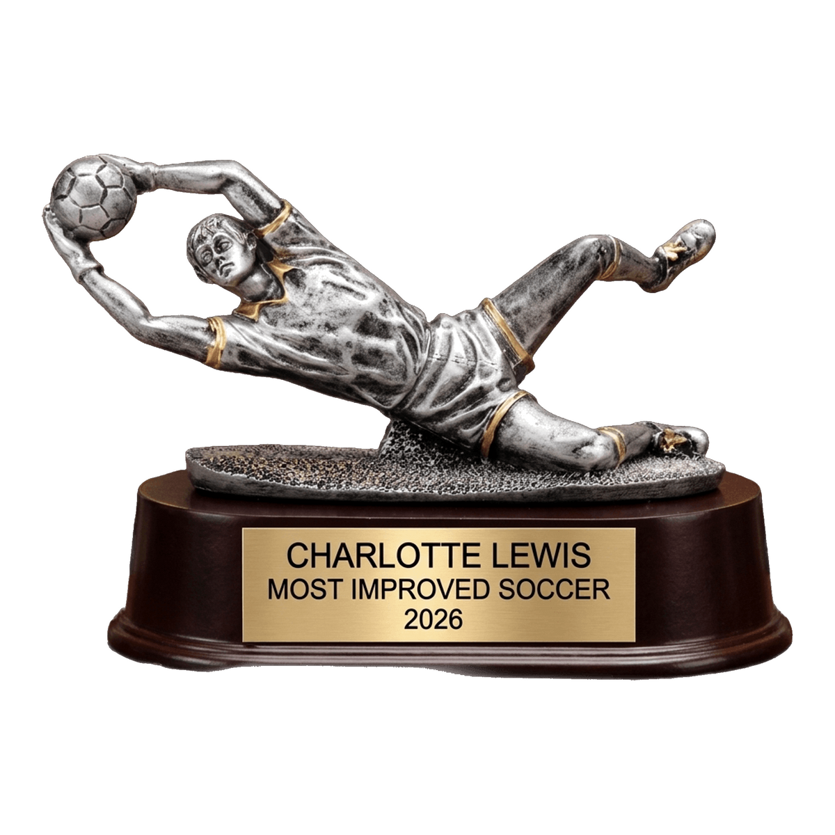 Personalized | Soccer Award | Custom Engraved | Soccer Trophy | Goalie Award | Engraved | Youth Soccer | Team Award | MVP Trophy