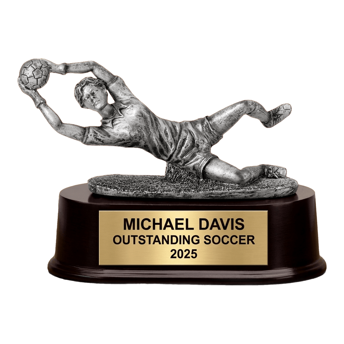 Personalized | Soccer Award | Custom Engraved | Soccer Goalie Trophy | Personalized Soccer Award | Youth Team | MVP Goalkeeper