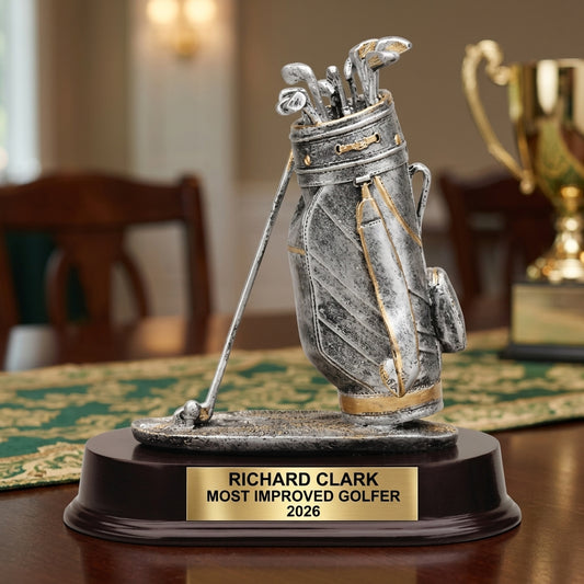 Personalized | Golf Award | Custom Engraved | Golf Trophy | Personalized Golf | Engraved Award | Longest Drive | Tournament Prize - View 2