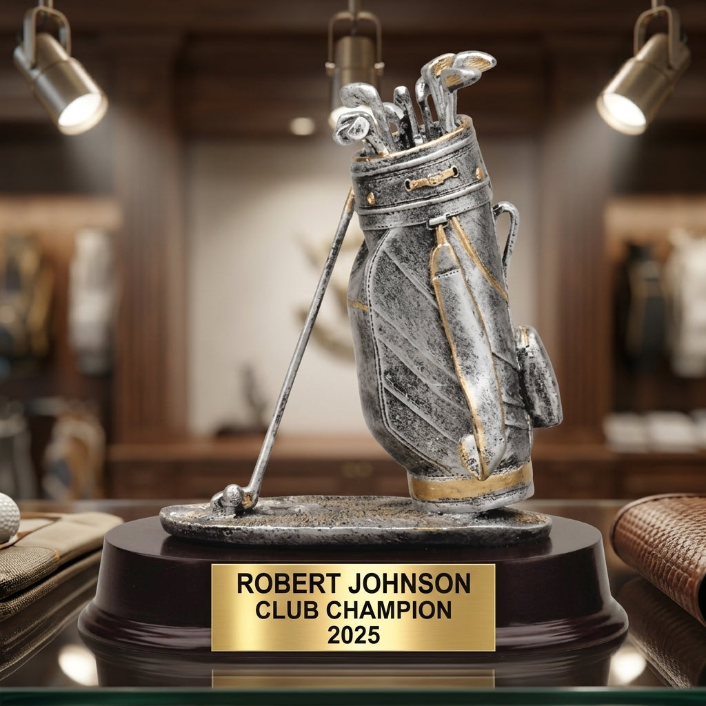 Personalized | Golf Award | Custom Engraved | Golf Trophy | Personalized Golf | Engraved Award | Longest Drive | Tournament Prize - View 3
