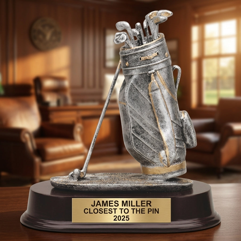 Personalized | Golf Award | Custom Engraved | Golf Trophy | Personalized Golf | Engraved Award | Longest Drive | Tournament Prize - View 4