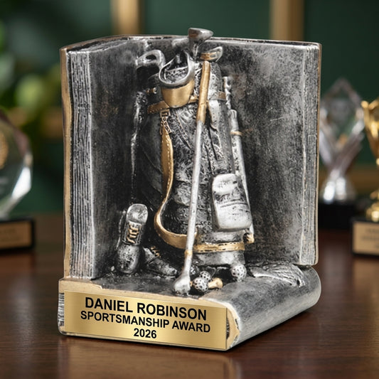 Personalized | Golf Award | Custom Engraved | Golf Trophy | Personalized Golf Award | Engraved Golfer Gift | Tournament Prize - View 2