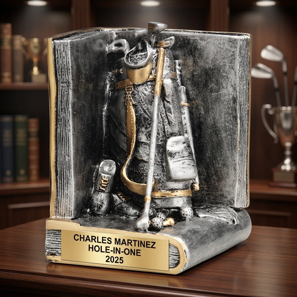Personalized | Golf Award | Custom Engraved | Golf Trophy | Personalized Golf Award | Engraved Golfer Gift | Tournament Prize - View 3