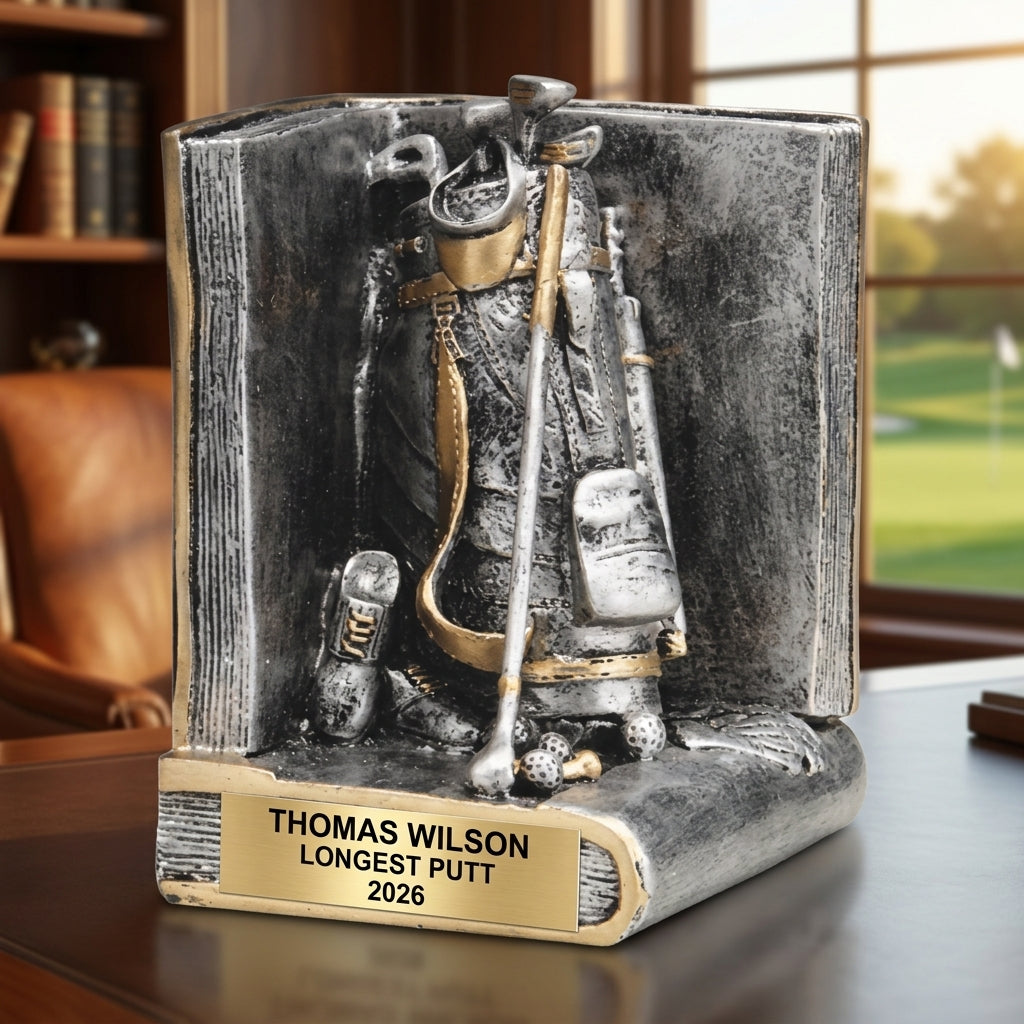 Personalized | Golf Award | Custom Engraved | Golf Trophy | Personalized Golf Award | Engraved Golfer Gift | Tournament Prize - View 4
