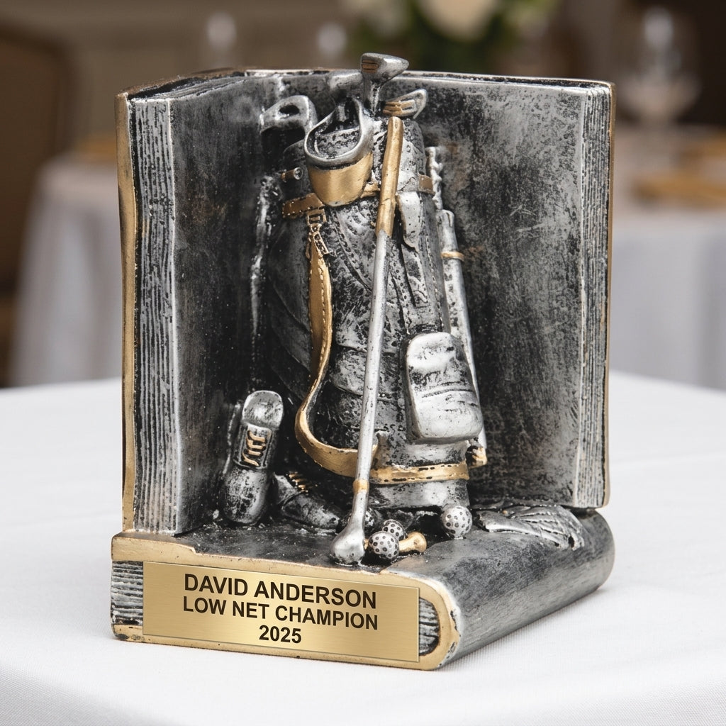 Personalized | Golf Award | Custom Engraved | Golf Trophy | Personalized Golf Award | Engraved Golfer Gift | Tournament Prize - View 5