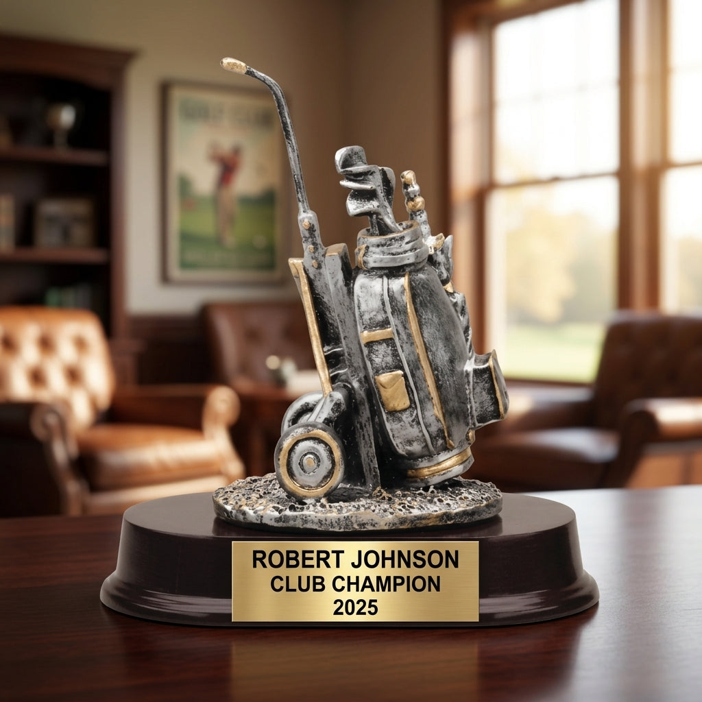 Personalized | Golf Award | Custom Engraved | Golf Trophy | Personalized Golf | Engraved Award | Tournament Prize | Longest Putt - View 4