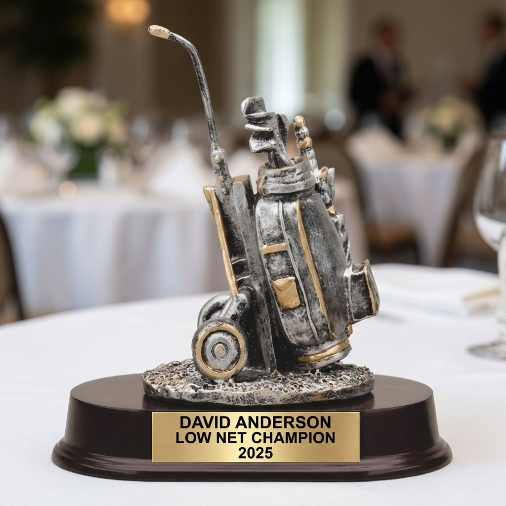 Personalized | Golf Award | Custom Engraved | Golf Trophy | Personalized Golf | Engraved Award | Tournament Prize | Longest Putt - View 5