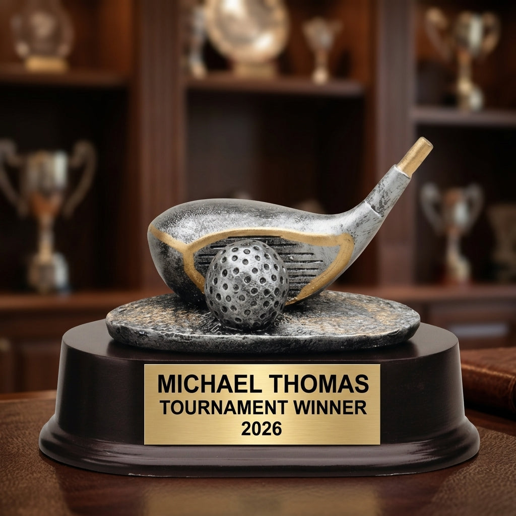 Personalized | Golf Award | Custom Engraved | Golf Trophy | Personalized Golf | Engraved Award | Tournament Winner | Longest Drive - View 1